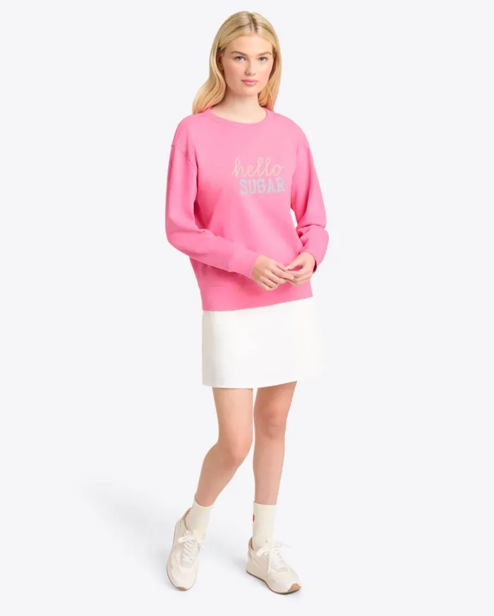 Draper James Lounge and Pajamas Women Hello Sugar Sweatshirt