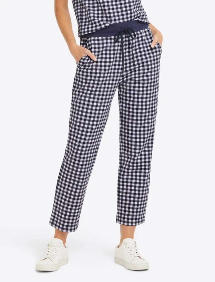 Draper James Lounge and Pajamas Women Natalie Sweatpants In Gingham