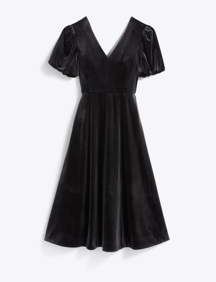 Draper James Midi and Maxi Women Vivienne Love Circle Midi Dress In Velvet
