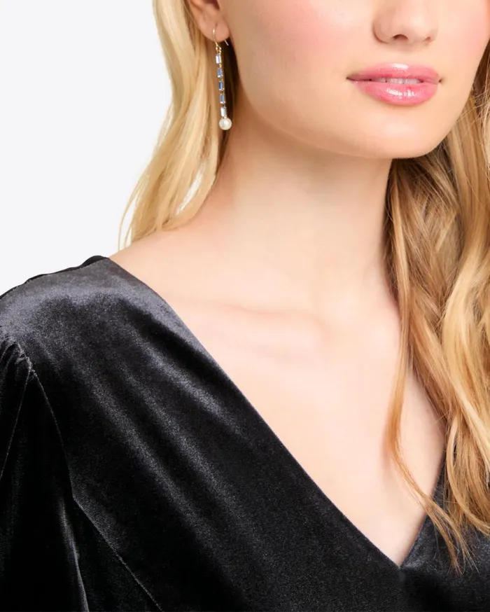 Draper James Midi and Maxi Women Vivienne Love Circle Midi Dress In Velvet