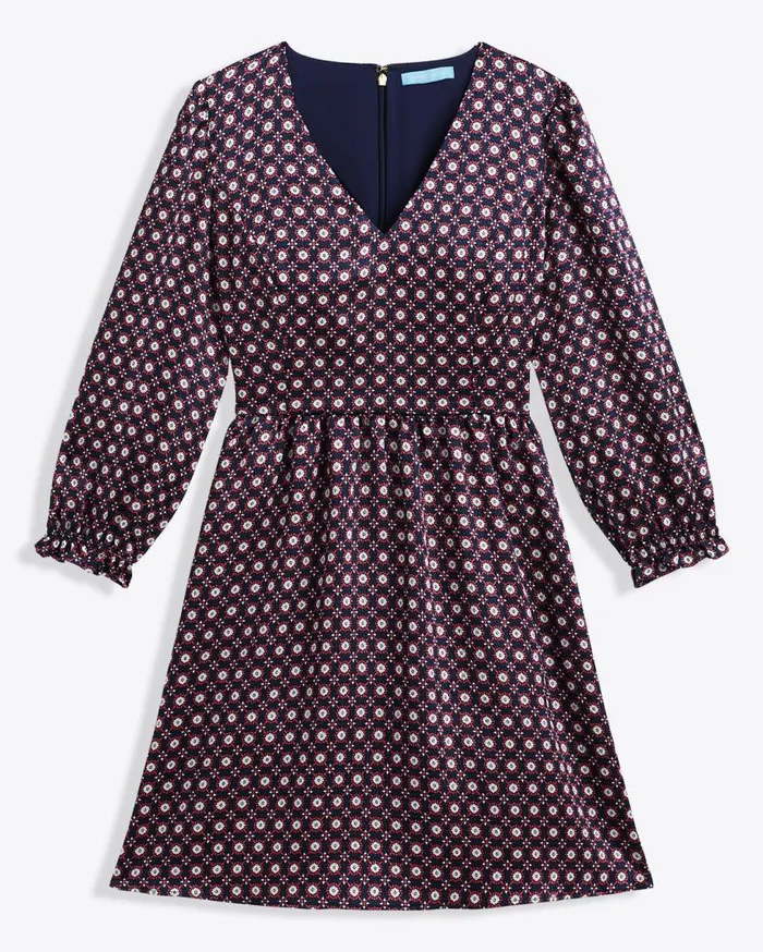 Draper James Tops Women Connie LongSleeve Dress