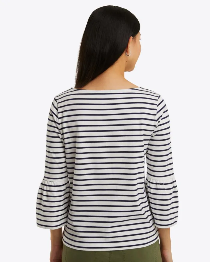 Draper James Tops Women Corey Bell Sleeve Top In Cotton