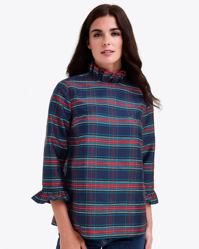 Draper James Tops Women Ingrid Top In Taffeta