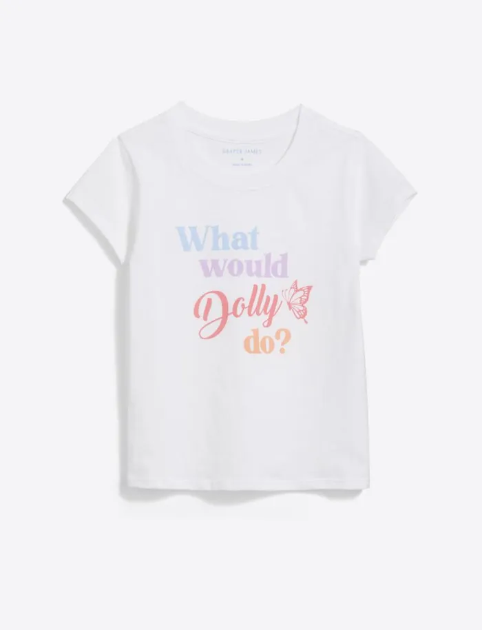 Draper James Tops Women Kids What Would Dolly Do TShirt