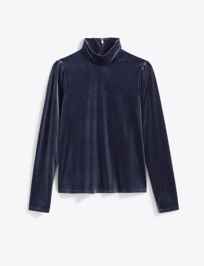 Draper James Tops Women Turtleneck Top In Velvet
