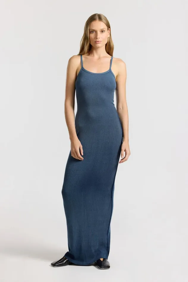 Dresses Skirts Women COTTON CITIZEN Verona Spaghetti Maxi Dress Navy Cast Dresses Skirts Women COTTON CITIZEN Verona Spaghetti Maxi Dress Navy Cast