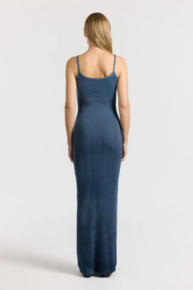 Dresses Skirts Women COTTON CITIZEN Verona Spaghetti Maxi Dress Navy Cast Dresses Skirts Women COTTON CITIZEN Verona Spaghetti Maxi Dress Navy Cast