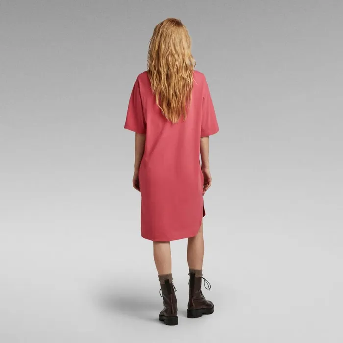 Dresses Women GStar RAW Boxy U Tee Dress Pink Ink