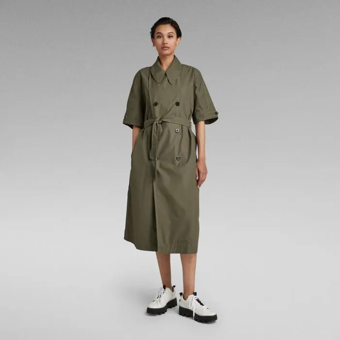 Dresses Women GStar RAW High Trench Dress Combat