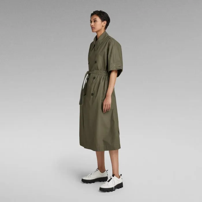 Dresses Women GStar RAW High Trench Dress Combat