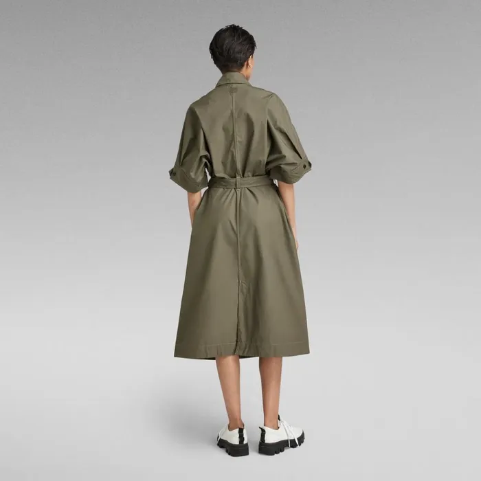 Dresses Women GStar RAW High Trench Dress Combat