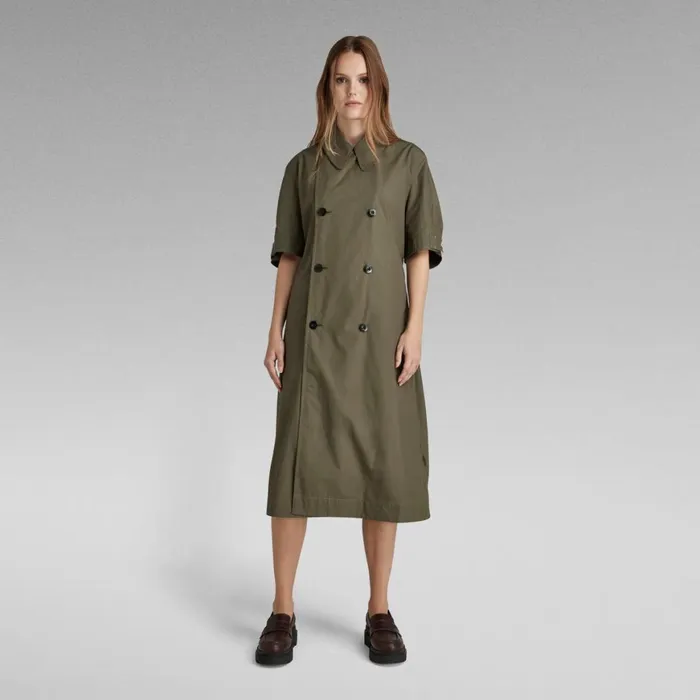 Dresses Women GStar RAW High Trench Dress Combat