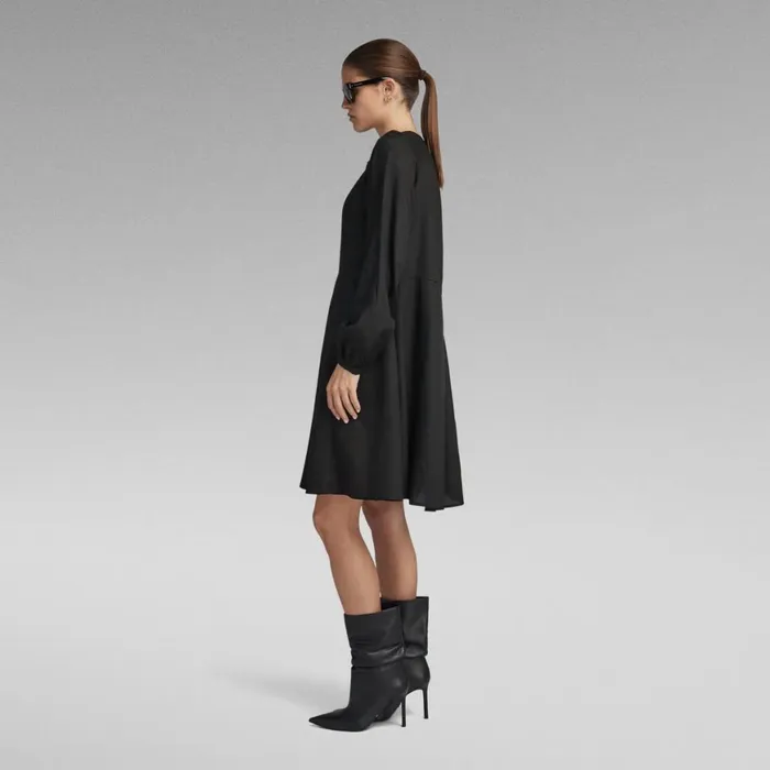 Dresses Women GStar RAW Short Flared Dress Dark Black