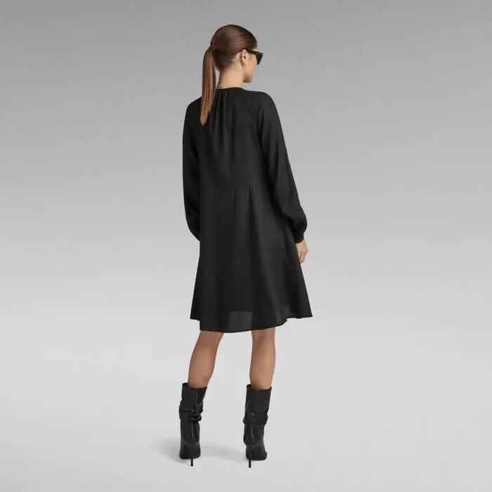 Dresses Women GStar RAW Short Flared Dress Dark Black