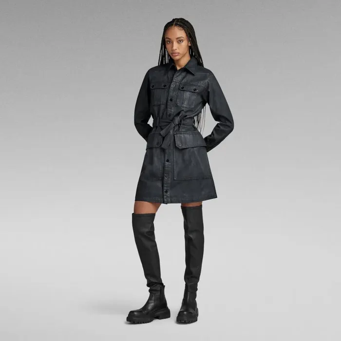 Dresses Women GStar RAW Utility Dress Magma Cobler