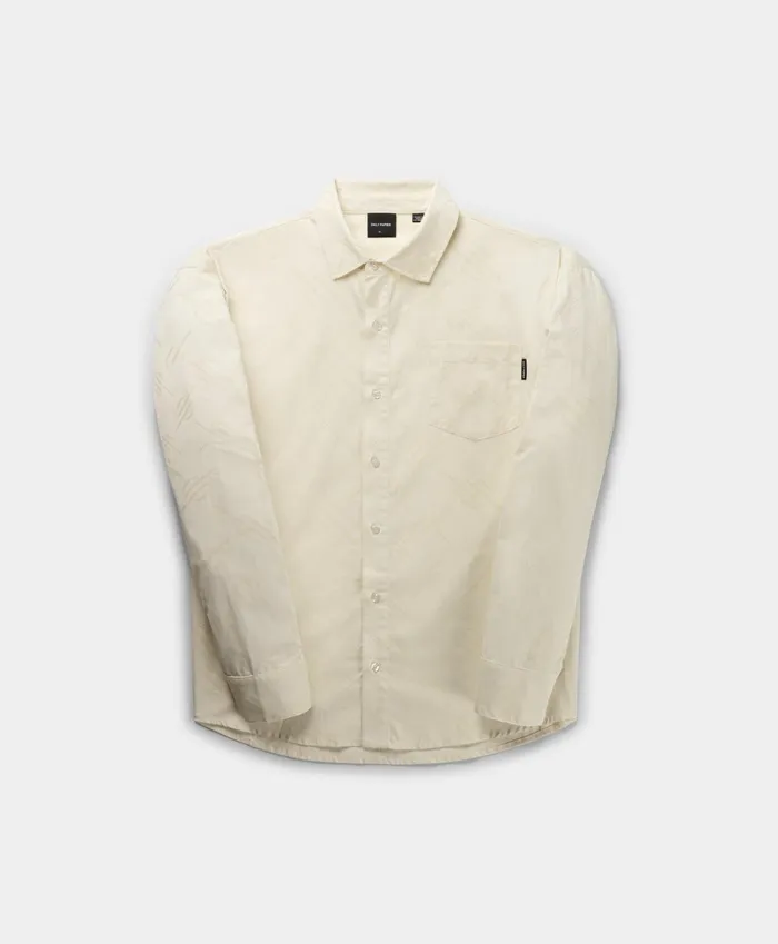 Egret White Housni Longsleeve Shirt Men Daily Paper Shirts