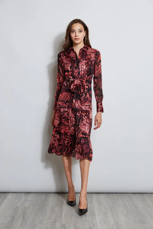 Elie Tahari Dresses and Jumpsuits Burnout Tie Shirt Dress Monarch Burnout 8211 Women Elie Tahari Dresses and Jumpsuits Burnout Tie Shirt Dress Monarch Burnout 8211 Women