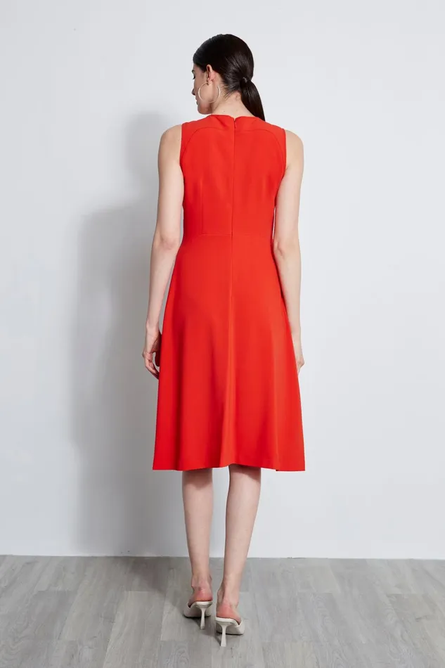 Elie Tahari Dresses and Jumpsuits Lace Applique Midi Dress Agave 8211 Women