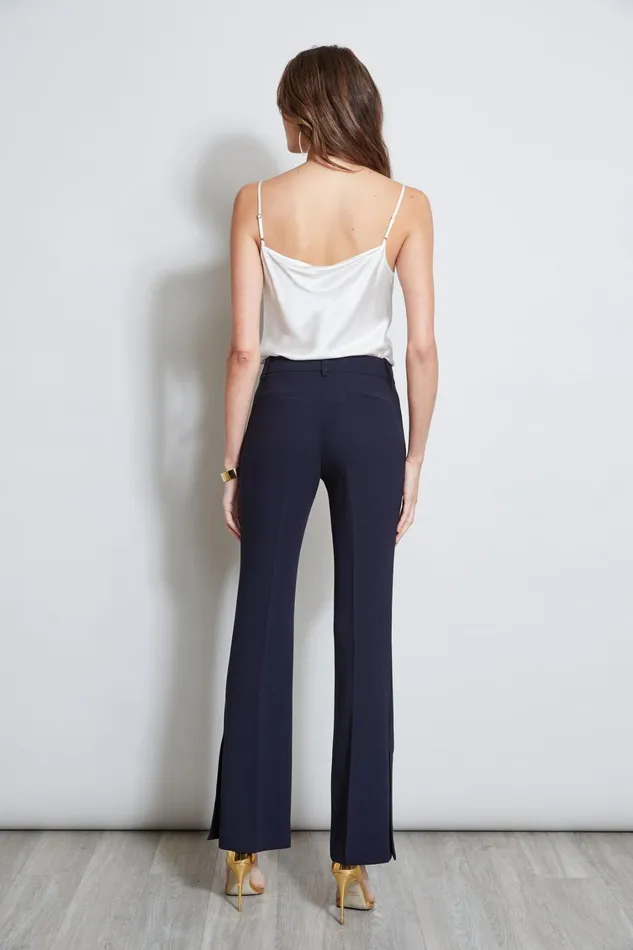 Elie Tahari Pants Fit and Flare Slit Pant Stargazer 8211 Women