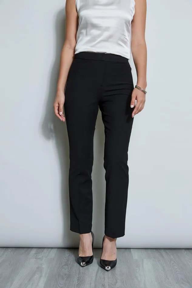 Elie Tahari Pants Straight Leg Pant Noir 8211 Women