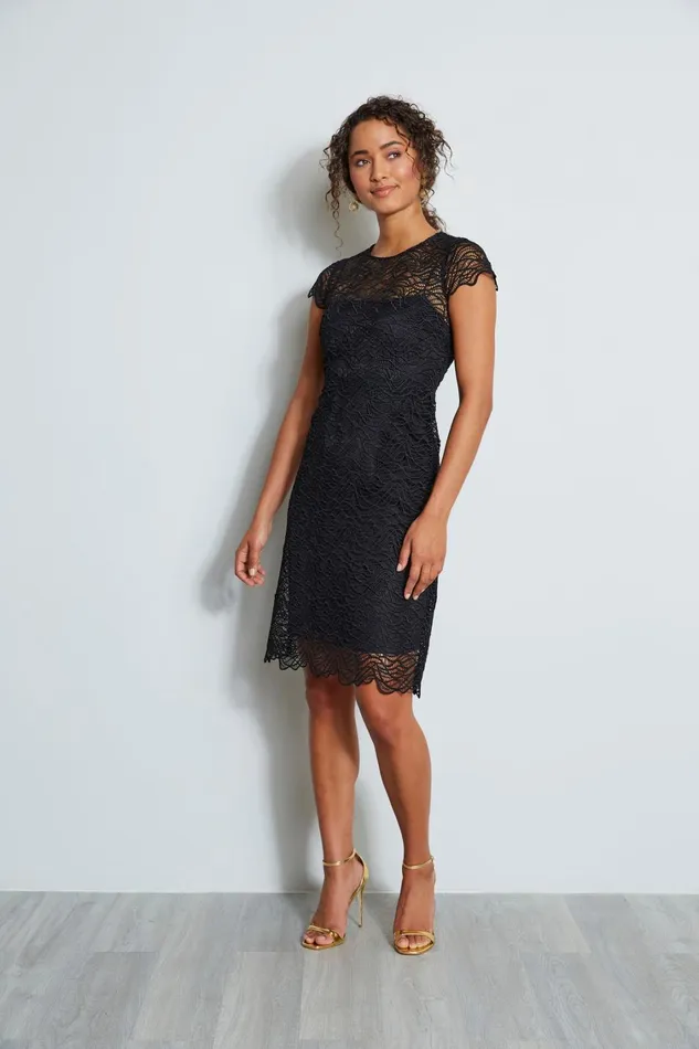 Elie Tahari Short Dresses Elissa Dress Black 8211 Women
