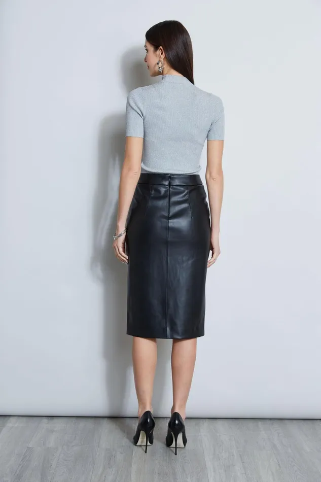 Elie Tahari Skirts Vegan Leather Pencil Skirt Black 8211 Women