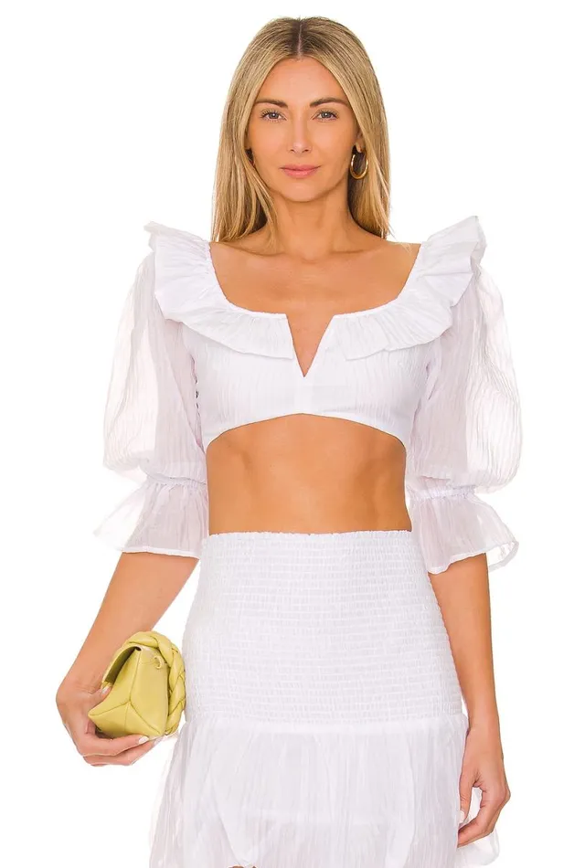 Fatima Top White Women Lovers and Friends Tops