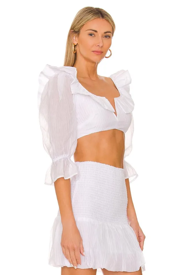 Fatima Top White Women Lovers and Friends Tops