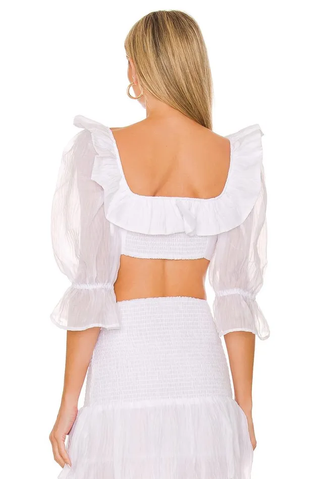 Fatima Top White Women Lovers and Friends Tops