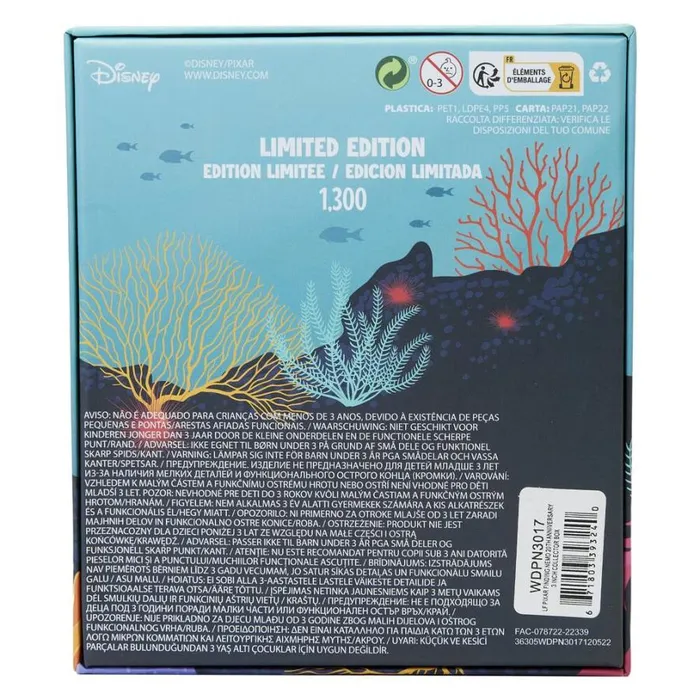 Finding Nemo 20th Anniversary Sliding Pin Unisex Loungefly Enamel Pins