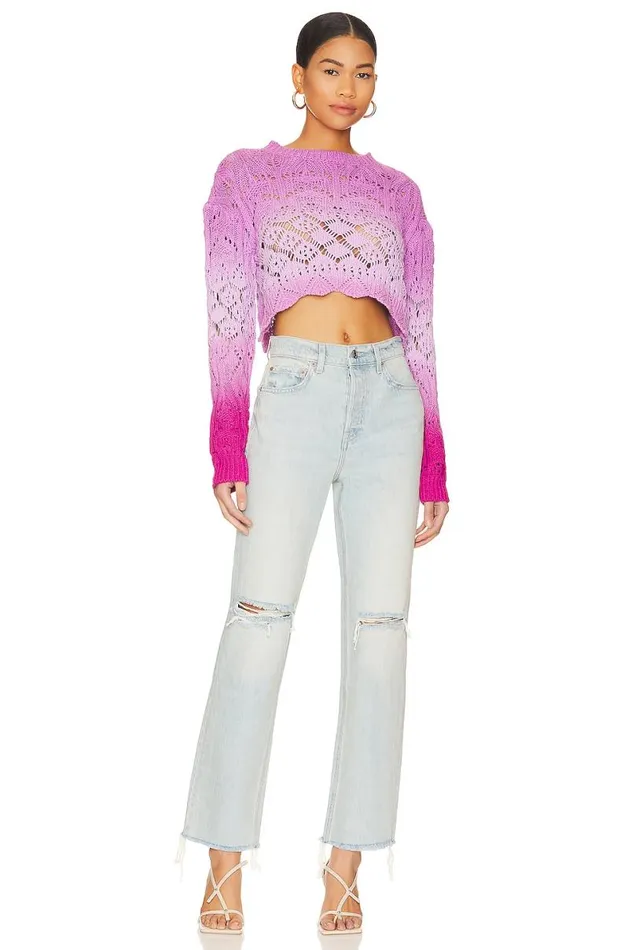 Florissa Ombre Sweater Purple Ombre Women Lovers and Friends Sweaters and Knits