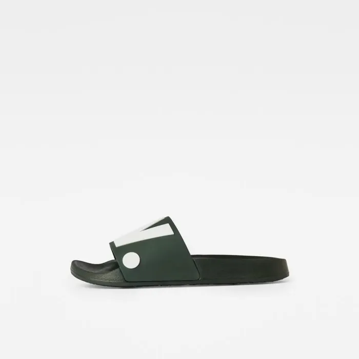 Footwear Men GStar RAW Cart IV Basic Slides Olivewhite