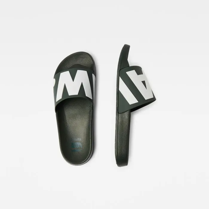 Footwear Men GStar RAW Cart IV Basic Slides Olivewhite
