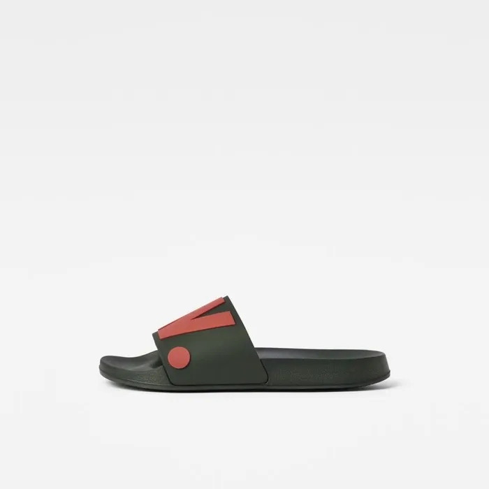 Footwear Men GStar RAW Cart IV Contrast Slides Combatorange