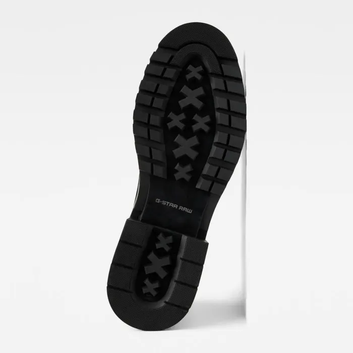Footwear Men GStar RAW Millery Derby Leather Shoes Black