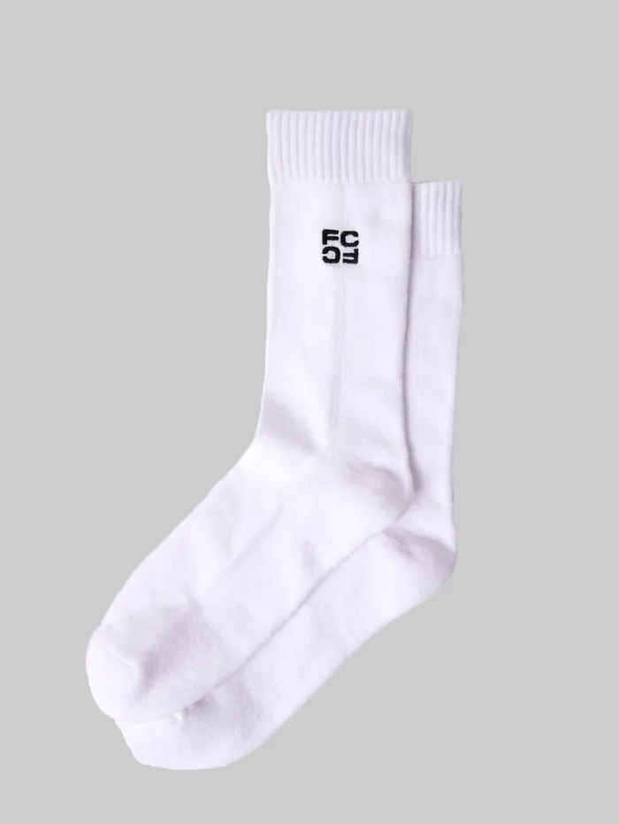 French Connection 3 Pairs Embroidered Sport Socks BlackGreyWhite Man Underwear and Socks