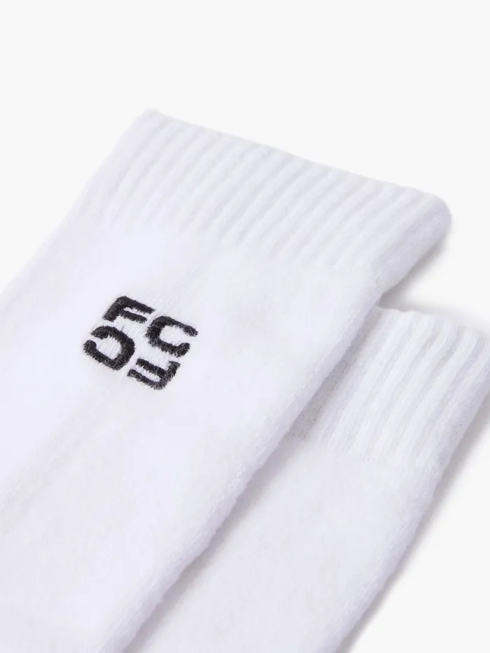 French Connection 3 Pairs Embroidered Sport Socks BlackGreyWhite Man Underwear and Socks