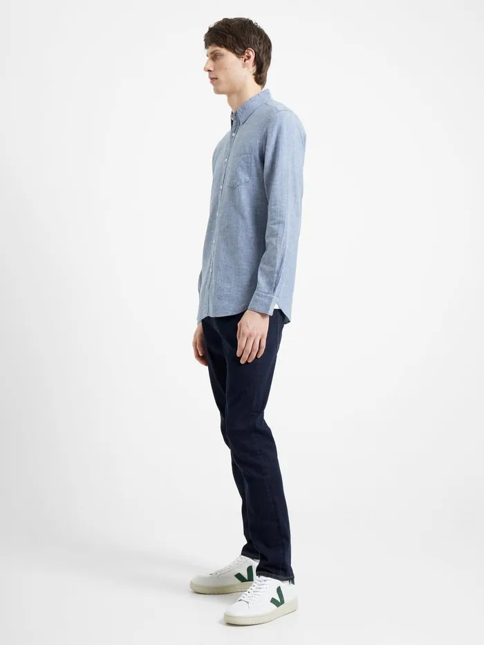 French Connection Chambray Shirt Blue Man Shirts