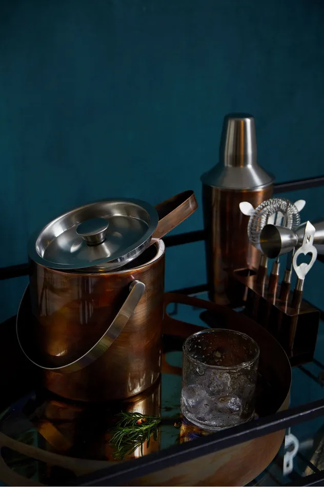 French Connection Galaxy 5 Piece Cocktail Set Bronze Home Home Accessories