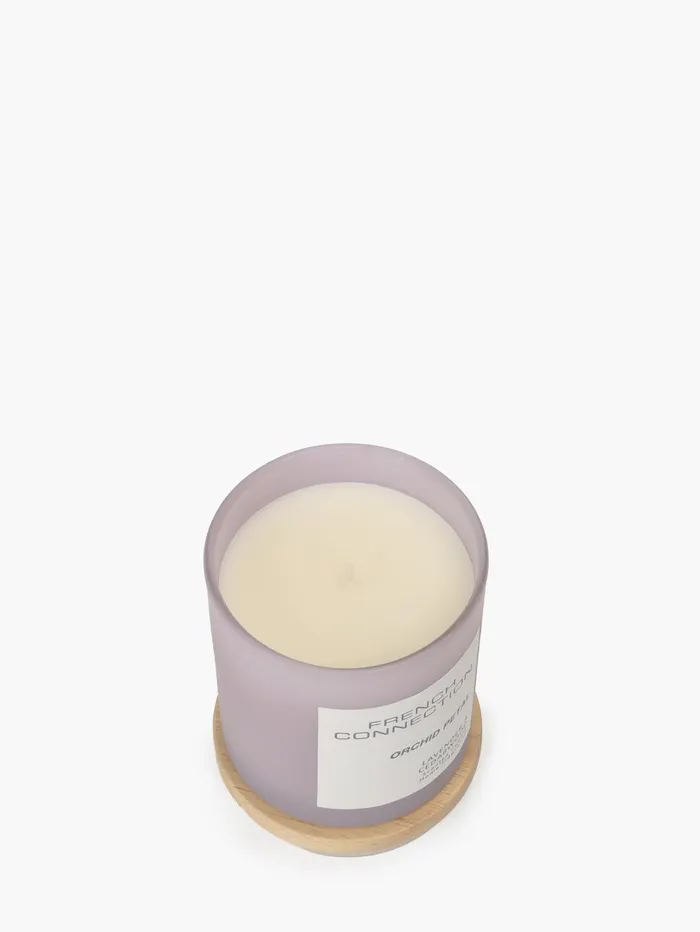 French Connection Orchid Petal Serenity 200g Candle Natural Home Home Accessories