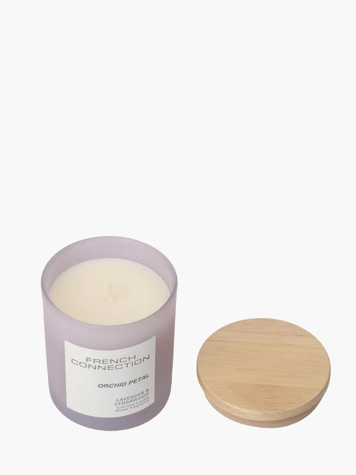 French Connection Orchid Petal Serenity 200g Candle Natural Home Home Accessories
