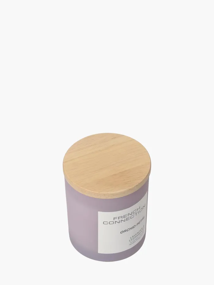 French Connection Orchid Petal Serenity 200g Candle Natural Home Home Accessories