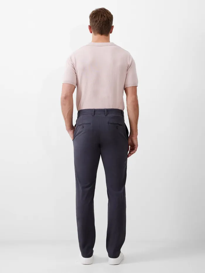 French Connection Stretch Chino Trousers 8211 Charcoal Man Trousers