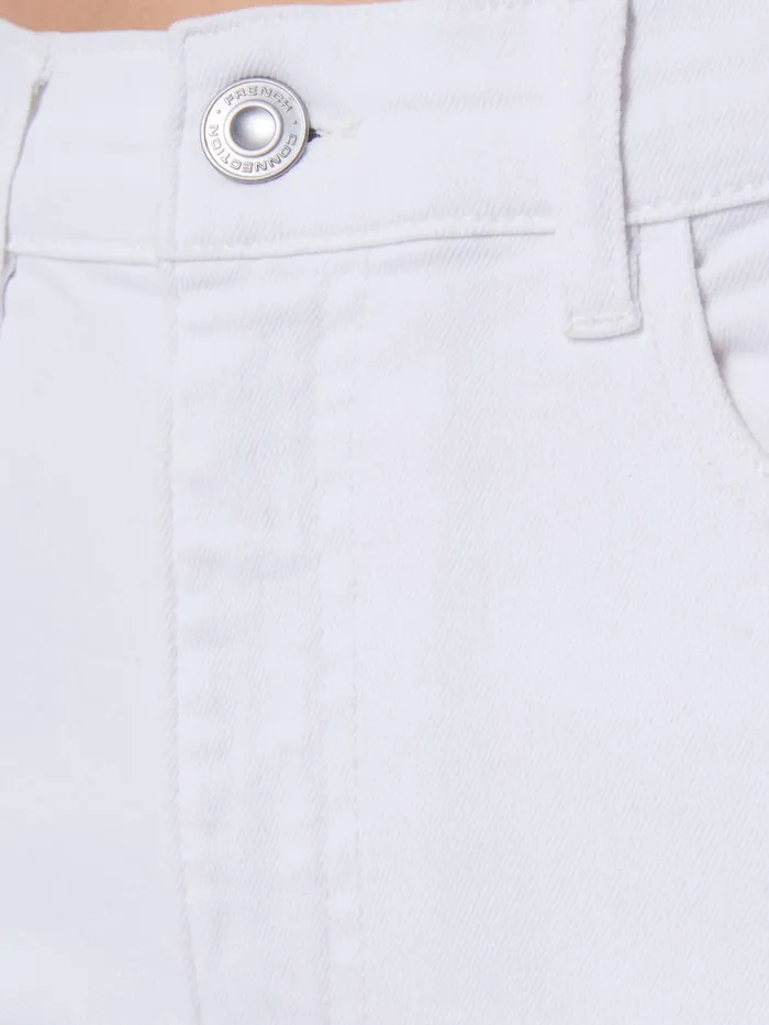French Connection Stretch Denim Bootcut Ankle Length Jeans 30 Inch White Woman Trousers
