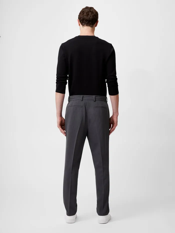 French Connection Stretch Knitted Trousers Black Man Trousers