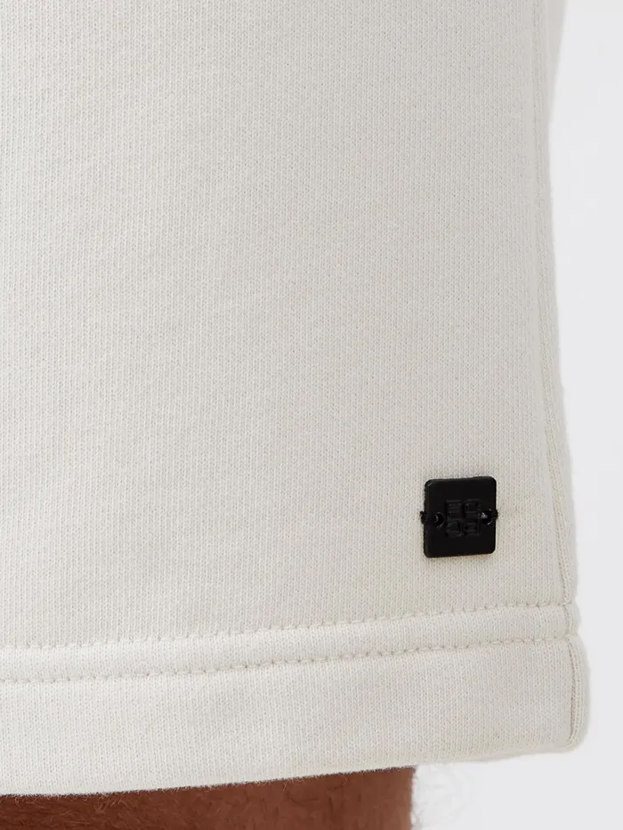 French Connection Sweat Loopback Shorts Ecru Man Shorts