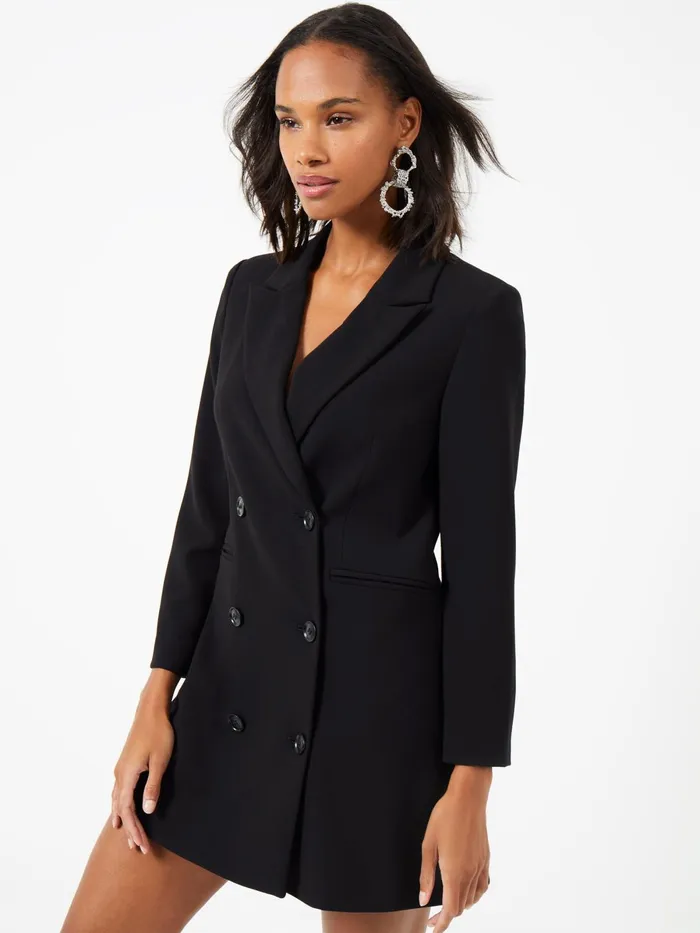 French Connection Whisper Blazer Mini Dress Black Woman Dresses