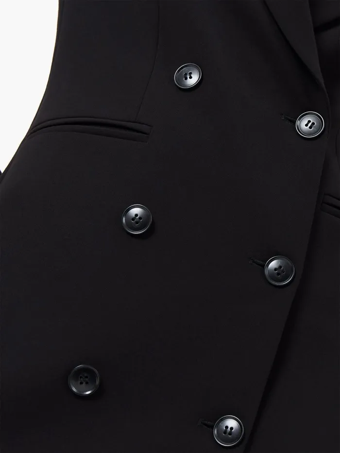 French Connection Whisper Blazer Mini Dress Black Woman Dresses