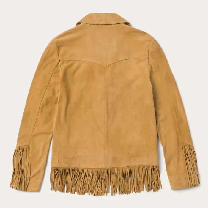 Fringe Jackets Women Stetson Fringe Suede Jacket Tan