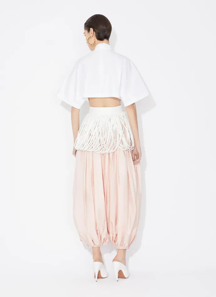 FRINGED LEATHER BELT Women Alaa Skirts
